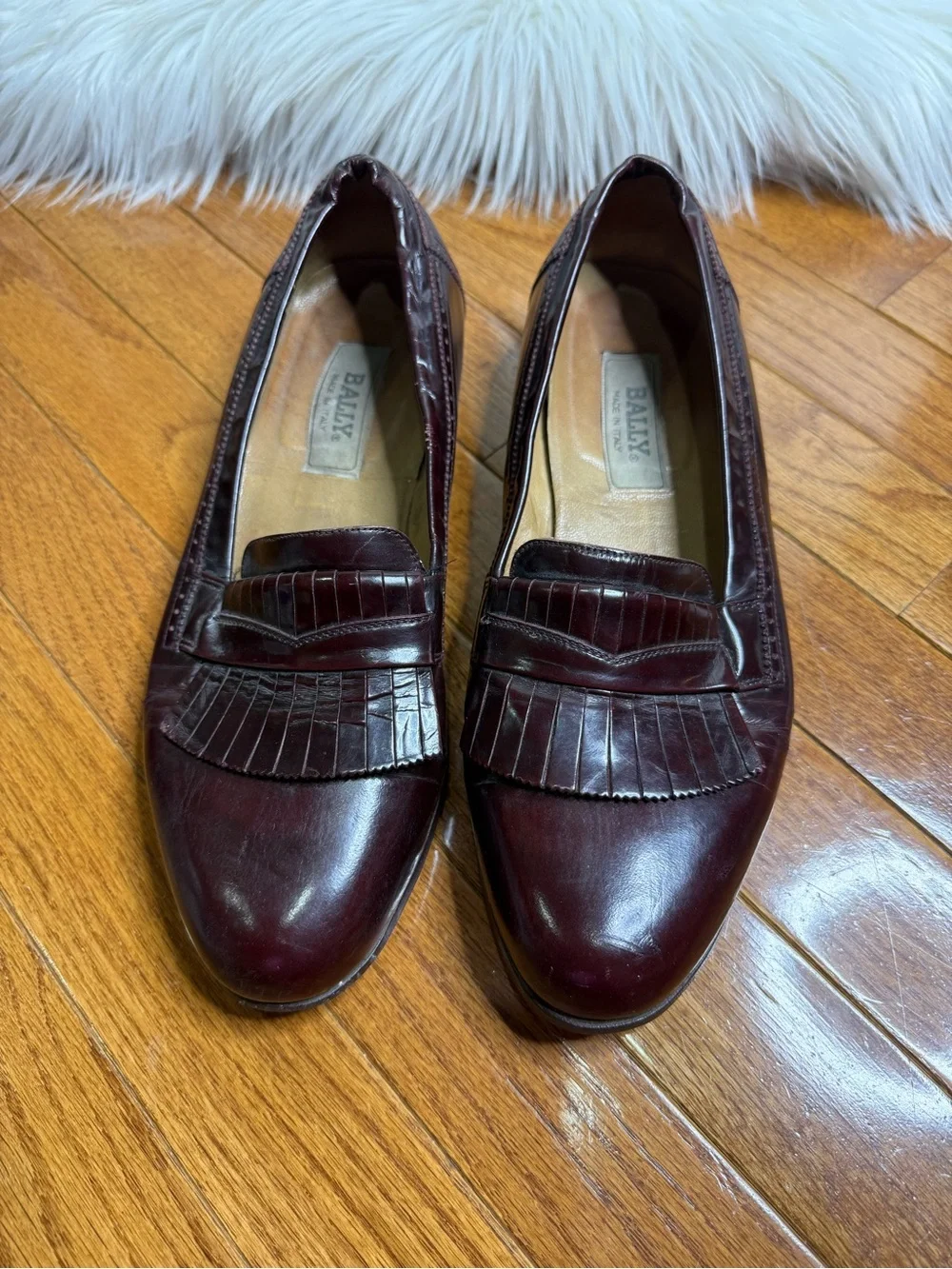 Bally Classic Men's Tassel Loafers in Dark Brown Size 9.5 Made in Italy